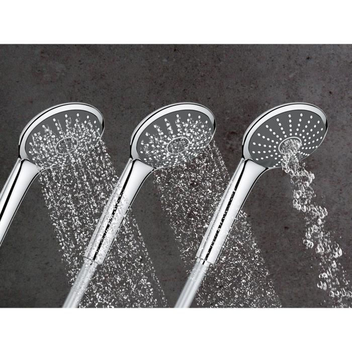 GROHE Vitalio Joy 260 Thermostatic Shower Column - 3-Jet Hand Shower - 26403001