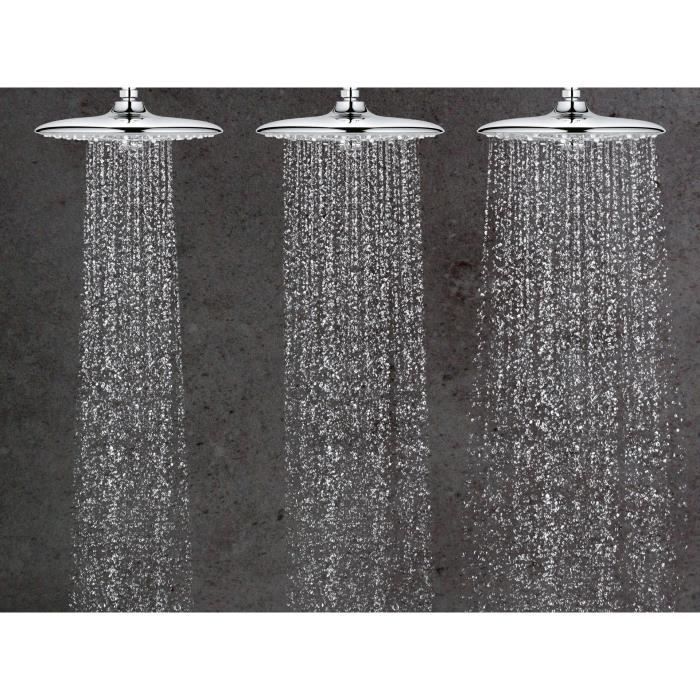 GROHE Vitalio Joy 260 Thermostatic Shower Column - 3-Jet Hand Shower - 26403001