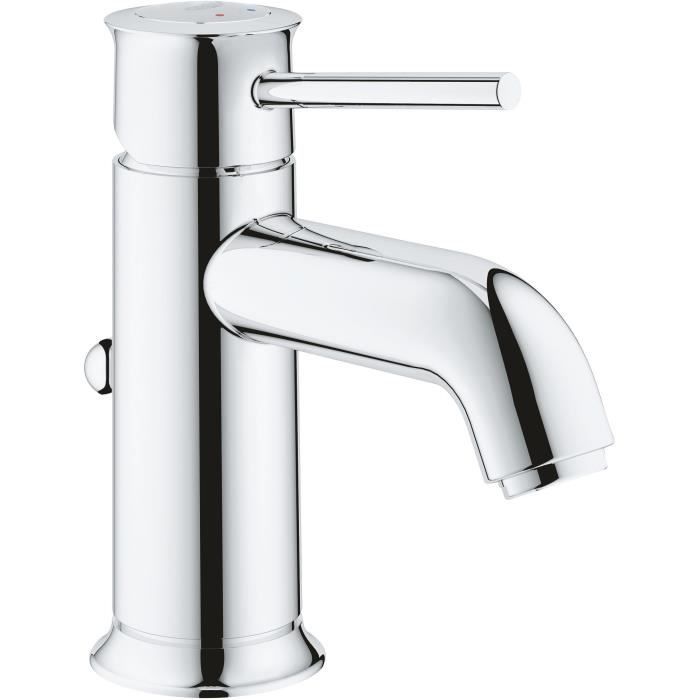 GROHE Start Classic Basin Mixer Tap, Pop-Up Waste, Water Saving, 34 mm Hole Width