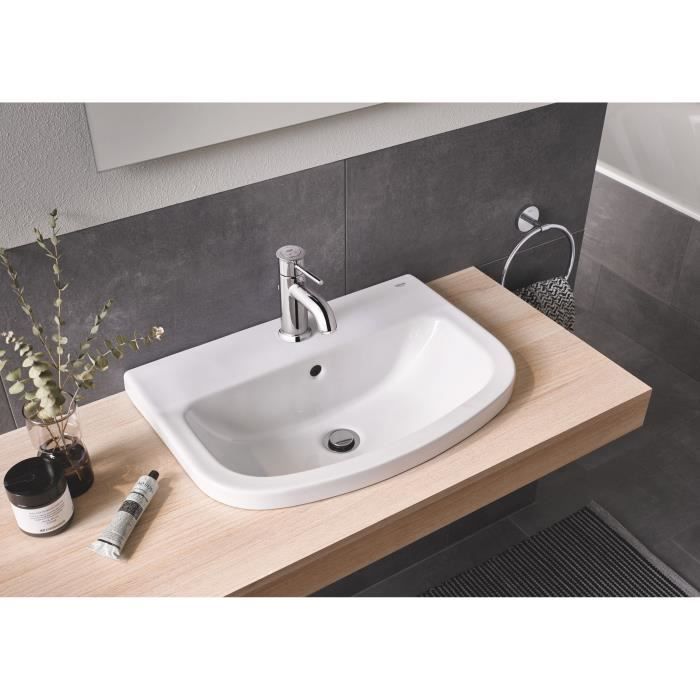 GROHE Start Classic Basin Mixer Tap, Pop-Up Waste, Water Saving, 34 mm Hole Width