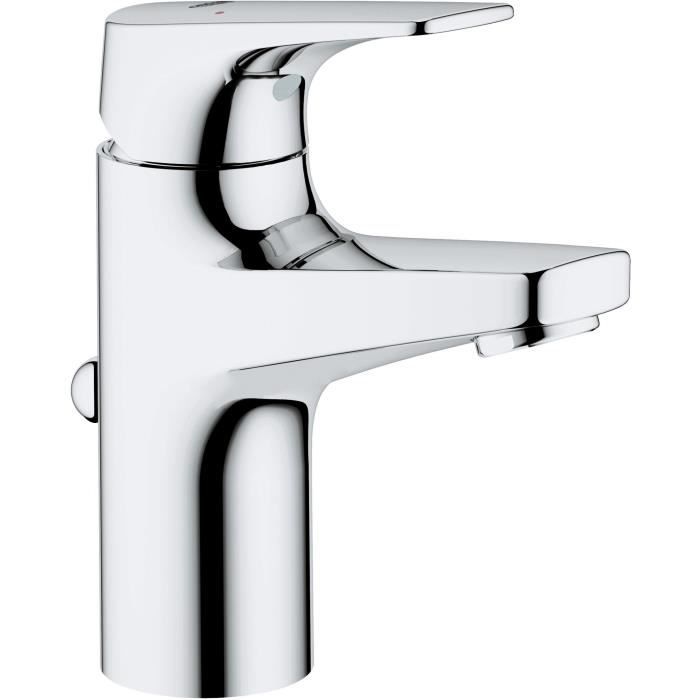 GROHE Start Flow Basin Mixer Tap - Single-lever - Size S - Chrome - Water Saving - 23809000