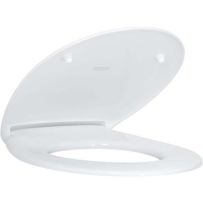 GROHE Bau Ceramic Toilet Seat - Duroplast - Alpine White - SoftClose