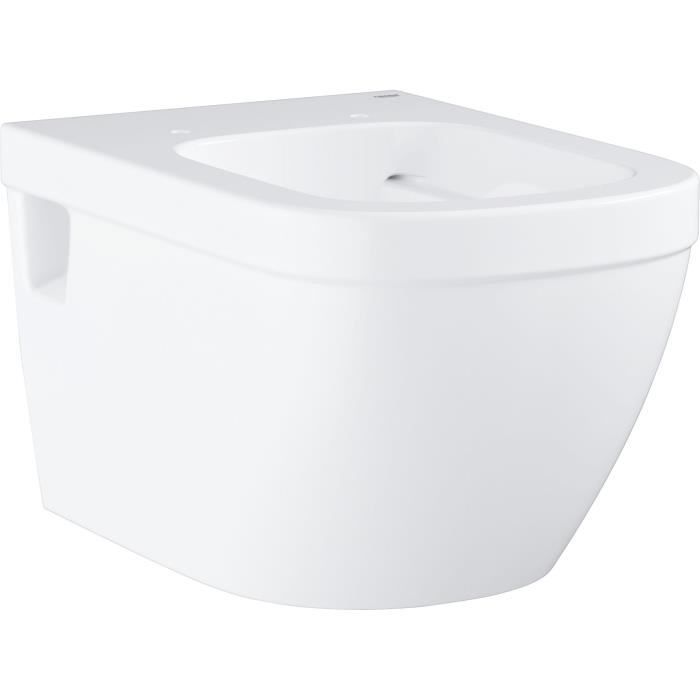 GROHE Wall-hung Toilet - Euro Ceramic Seat with Lid - Quick-release - Alpine White