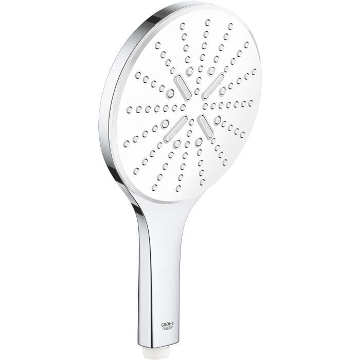 GROHE Vitalio SmartActive 150 Hand Shower - 3 Spray Patterns - Chrome 3-jet