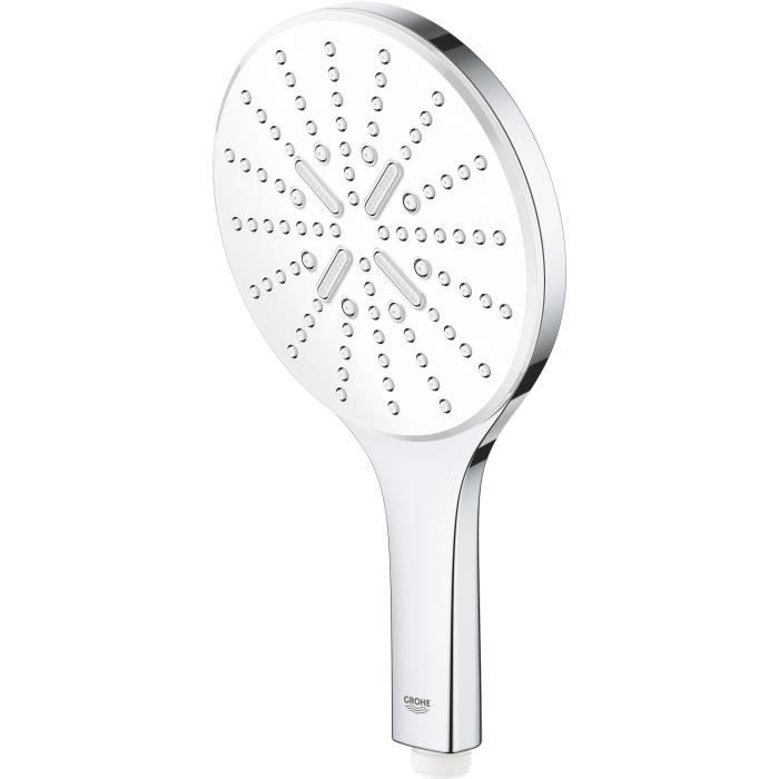 GROHE Vitalio SmartActive 150 Hand Shower - 3 Spray Patterns - Chrome 3-jet