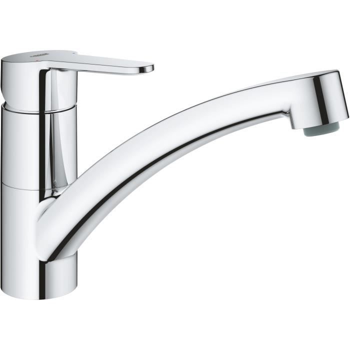 GROHE Start Eco Kitchen Mixer Tap - Chrome - Low Spout - Metal