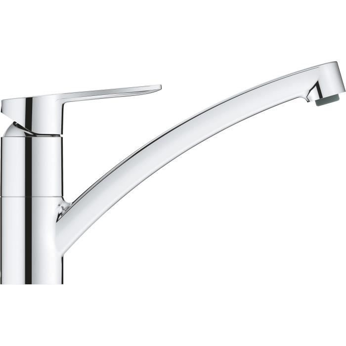 GROHE Start Eco Kitchen Mixer Tap - Chrome - Low Spout - Metal