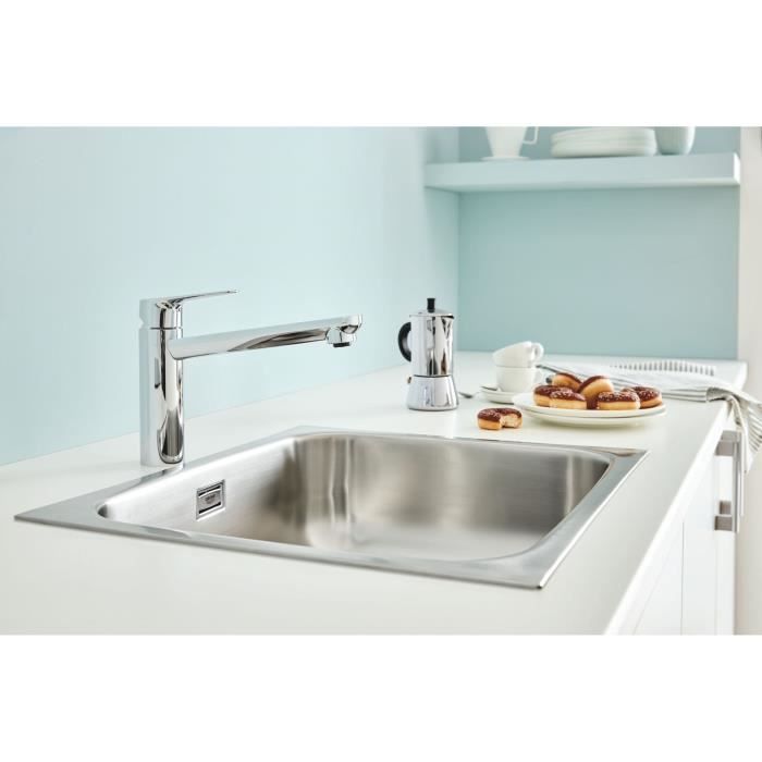 GROHE Kitchen Sink Tap - Water-Saving Aerator - Chrome - 31717000