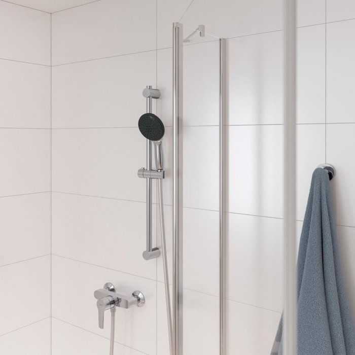 Mitigeur monocommande Douche Start - GROHE - montage mural - raccord fileté 1/2 - chromé