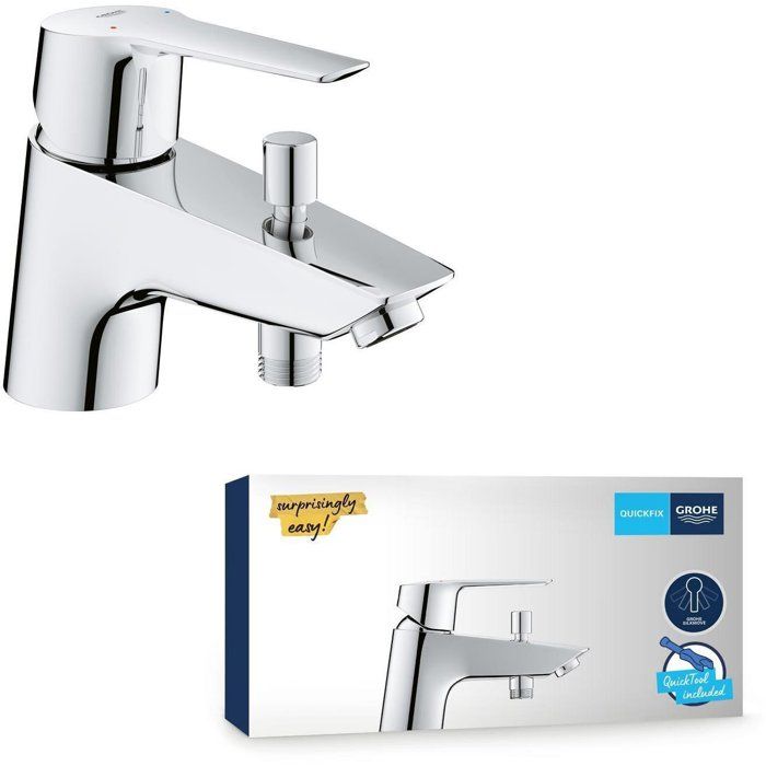 GROHE START Chrome Single-Hole Bath/Shower Mixer Tap - 23229002