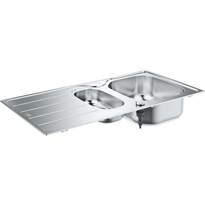 GROHE Sink - Stainless Steel - Surface-Mounted - 965 x 500 mm - K200