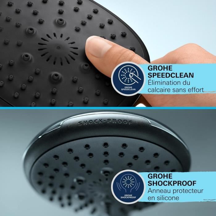 GROHE Vitalio Comfort 110 Shower Set 26398001 - 2 Spray Shower Head - Chrome Finish 2-spray