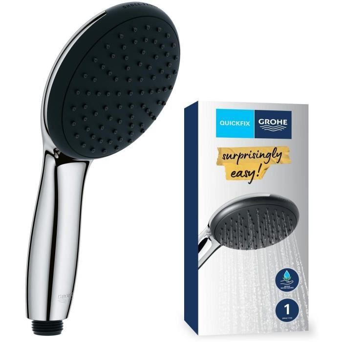 GROHE Vitalio Start 110 Shower Head 27940001 - Rain Spray - Chrome Finish