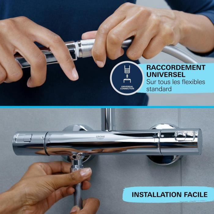 GROHE Vitalio Start 110 Shower Head 27940001 - Rain Spray - Chrome Finish