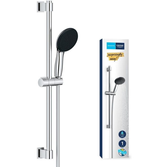 GROHE Vitalio Start 110 Shower Set 60 cm Bar 1.75 m Hose - Water Saving - Model 27942001