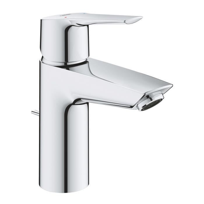 GROHE QUICKFIX Start Single-Lever Basin Mixer Tap - Chrome - Water Saving - Easy Installation