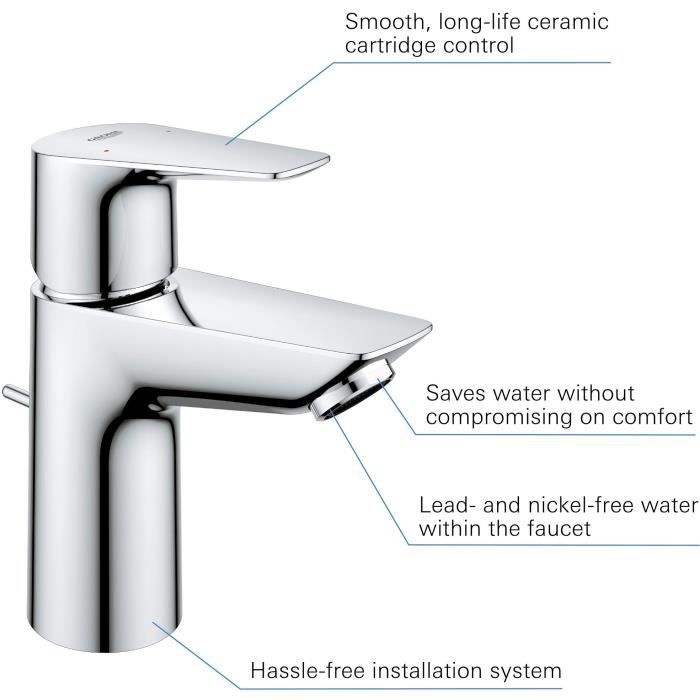 Grohe Single-Lever Lavabo Mixer - Size S