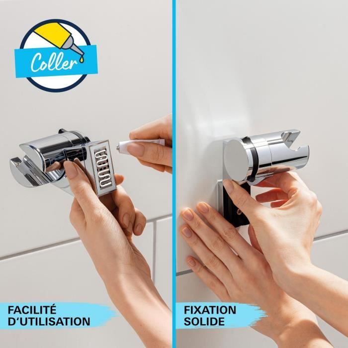 GROHE Shower Set with Thermostatic Mixer Single-Spray Head 60 cm Bar 1.75 m Hose - Model 34597001