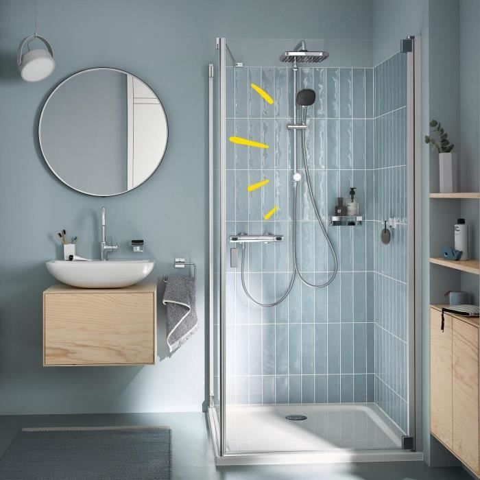 GROHE Vitalio Comfort 250 Shower Column - Manual Diverter - Chrome - 26698001