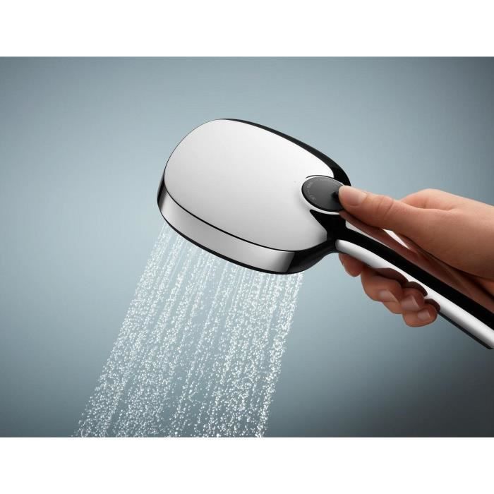 GROHE Vitalio Comfort 110 Shower Head 26925001 - 2 Spray Patterns (Rain/Stimulating) - Water Saving - Chrome