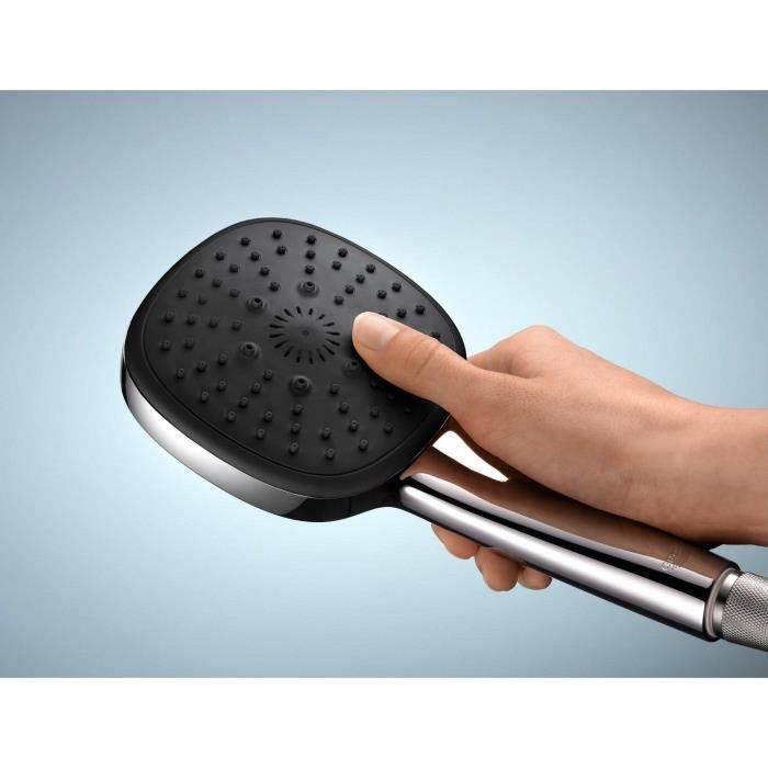 GROHE Vitalio Comfort 110 Shower Head 26925001 - 2 Spray Patterns (Rain/Stimulating) - Water Saving - Chrome