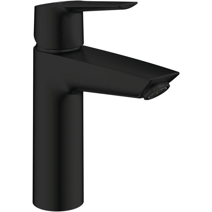 GROHE Start Single-Lever Basin Mixer Tap - Matte Black - Size M - Water Saving