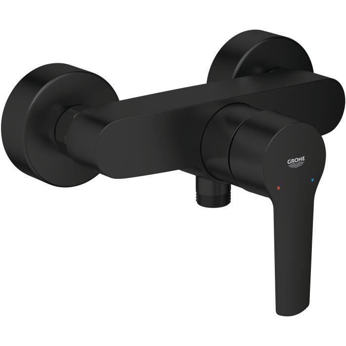 GROHE Start Single-Lever Shower Mixer - Matte Black - Exposed Wall Mounting