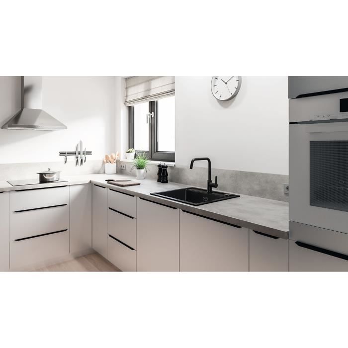 GROHE Start Kitchen Tap - Matte Black - Single-Lever - High Spout - 150° Swivel