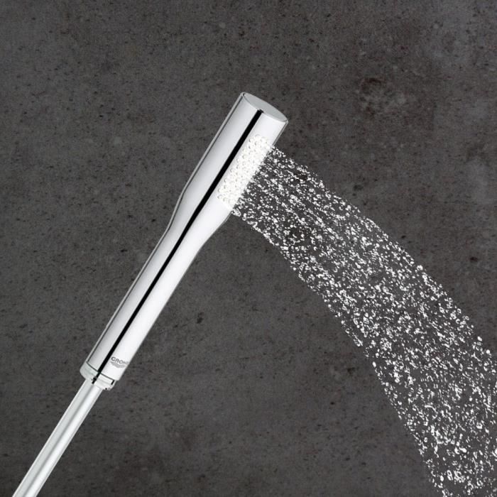 GROHE Vitalio Get Stick Shower Head - 1 Spray Pattern - Anti-Scald and Water-Saving - Chrome