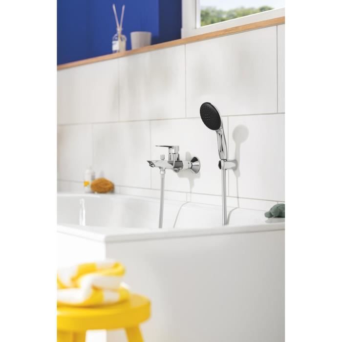 GROHE Vitalio Start 110 Shower Set - 2-Spray Shower Head - Holder and Hose - Water Saving - 27950001