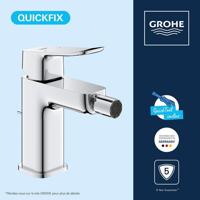 GROHE DICE Bidet Mixer Tap - Chrome