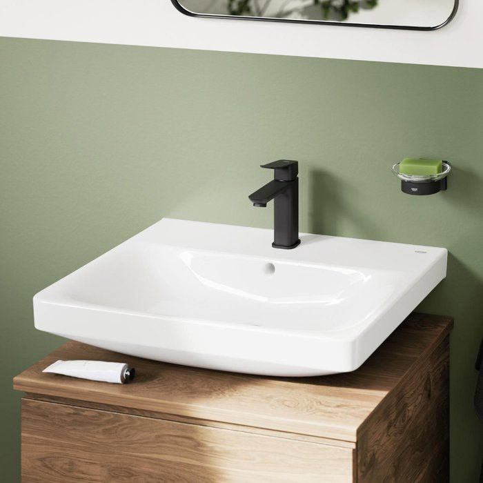 GROHE DICE Basin Mixer Tap - Size M - Ch3 Cartridge & Click-clack - Matte Black