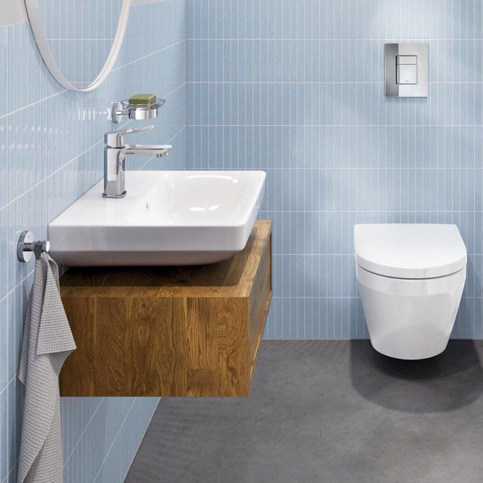 GROHE Basin Mixer Tap - Size S - Ch3 Cartridge & Click-clack Waste - Chrome