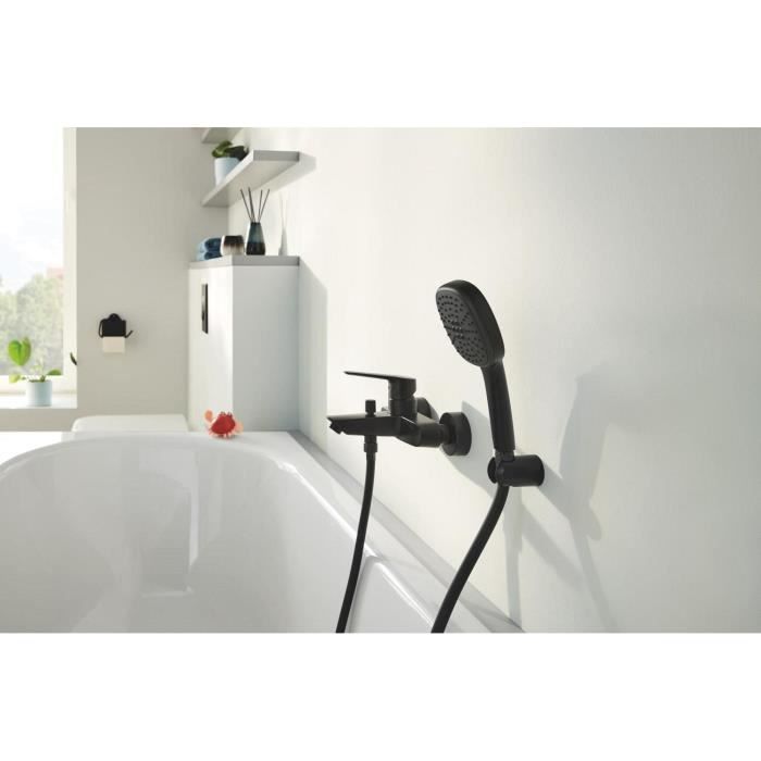 GROHE Vitalio Comfort 110 Shower Head - 2 Spray Patterns - Matte Black