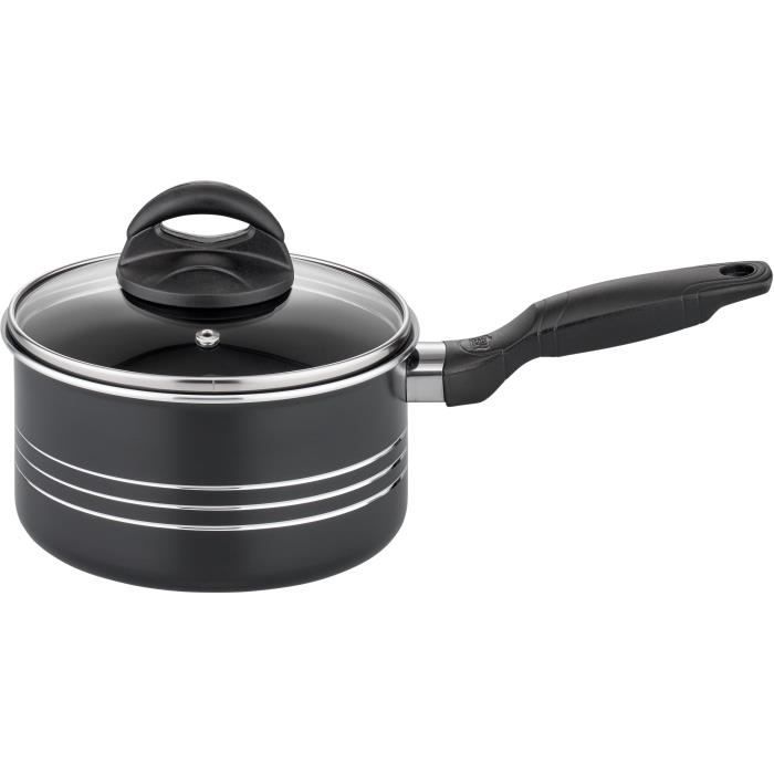GSW MILANO GREY Cookware Set - 15 Pieces - Solid Aluminum - Induction Compatible - Grey