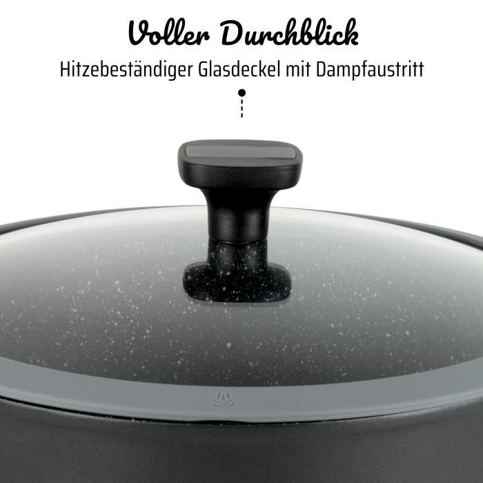 GSW EASY CLICK Cast Aluminum Saucepan - 28 cm - Induction