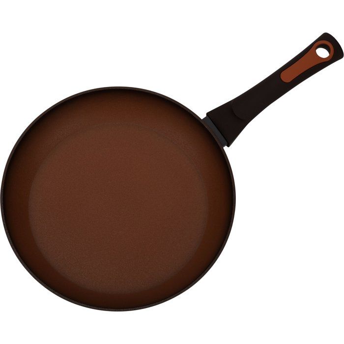 GSW TERRA Frying Pan Set - Induction Compatible - Ø 24 and 28 cm - 3 mm Forged Aluminum - Red