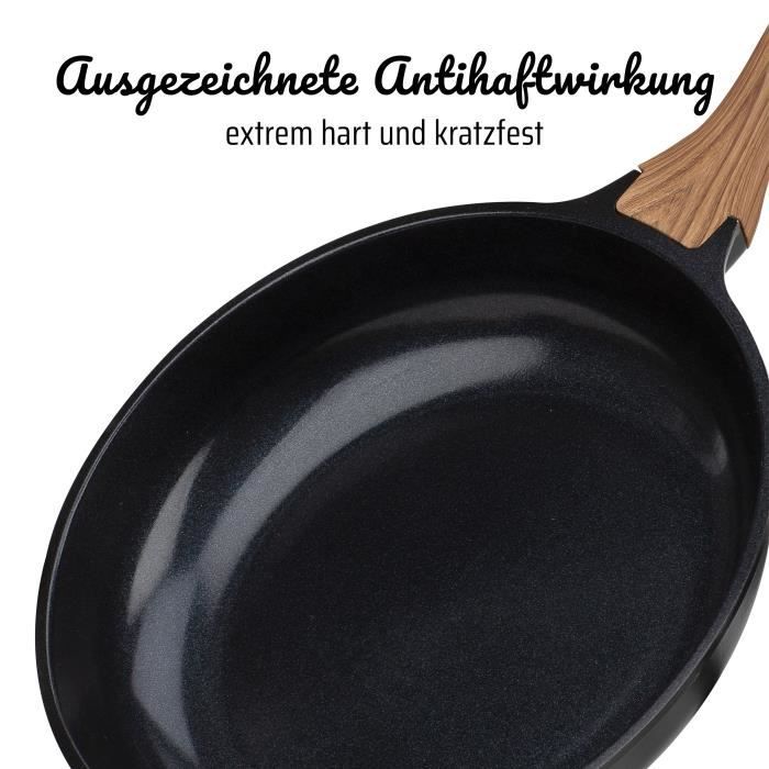 GSW NATURAL FIT Frying Pan - 20 cm - 100% Recycled Cast Aluminum - Induction