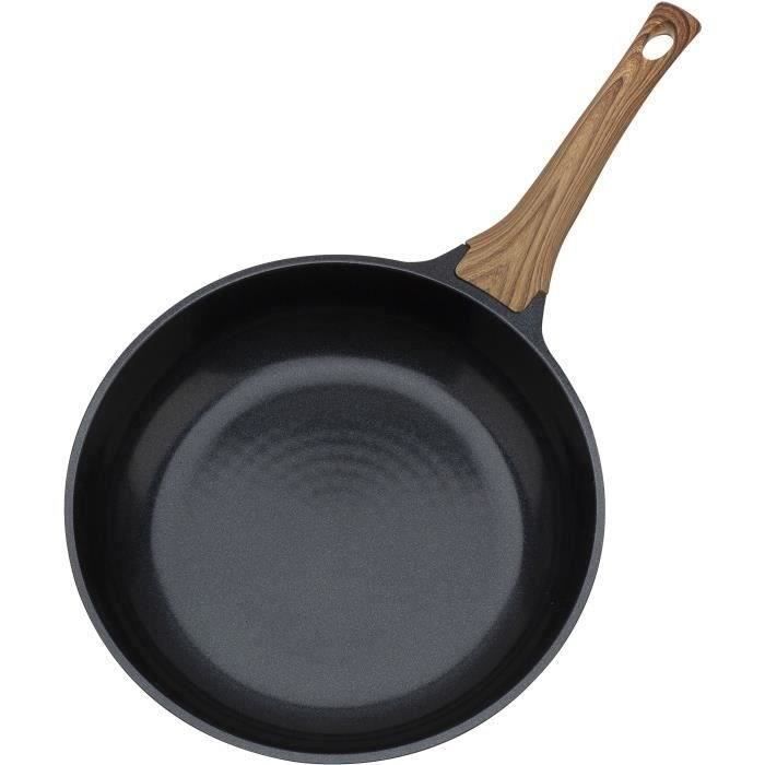 GSW NATURAL FIT Frying Pan - 24 cm - 100% Recycled Cast Aluminum - Induction