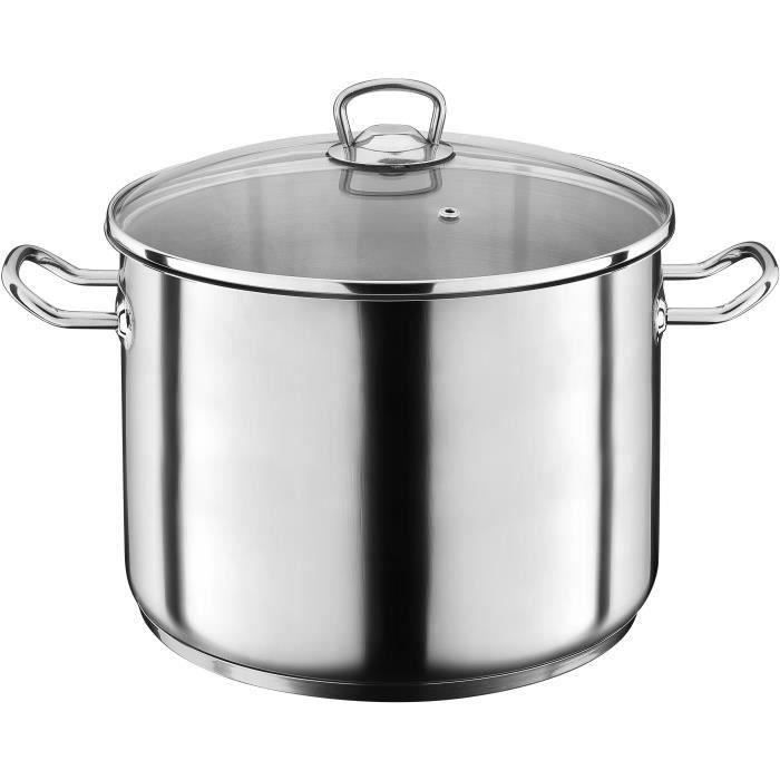 GSW JUMBO Professional Cooking Pot - 30 cm - 17 L - Induction - Stainless Steel