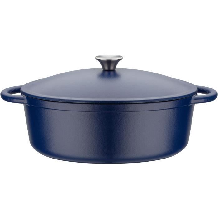 GSW Cocotte - Solid Cast Iron - 33 x 25 cm - Induction - BLUE MAGIC