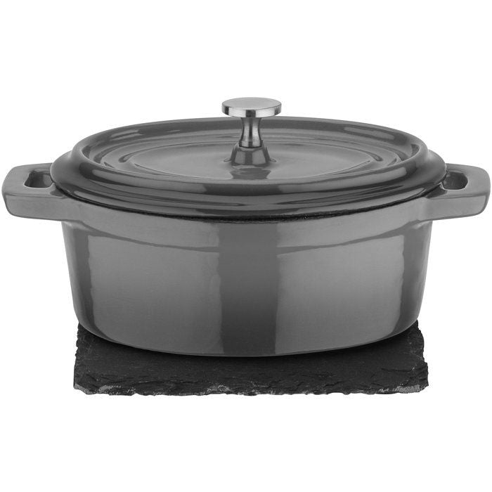 GSW Mini Casserole - Solid Cast Iron - 718301 - Induction Compatible - Anthracite Grey