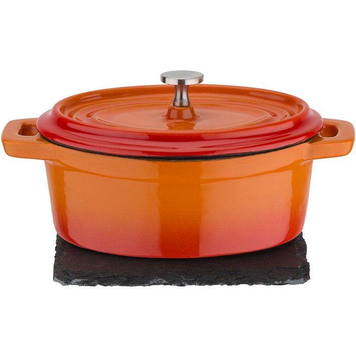 GSW Mini Casserole - Solid Cast Iron - 718356 - Induction Compatible - Orange