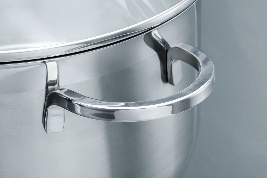 GSW ALARA Cookware Set - 14 Pieces - Solid 18/10 Stainless Steel - Induction Compatible