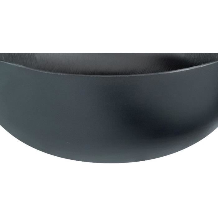 GSW Multi-function Wok Set - Cast Iron - 32 cm - Suitable for All Hobs Including Induction 5-piece