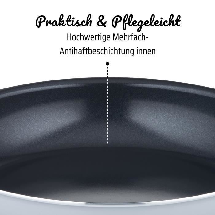 GSW Professional Frying Pan - PRO BASIC - Ø 32 cm - Thick Forged Aluminum - Induction Compatible