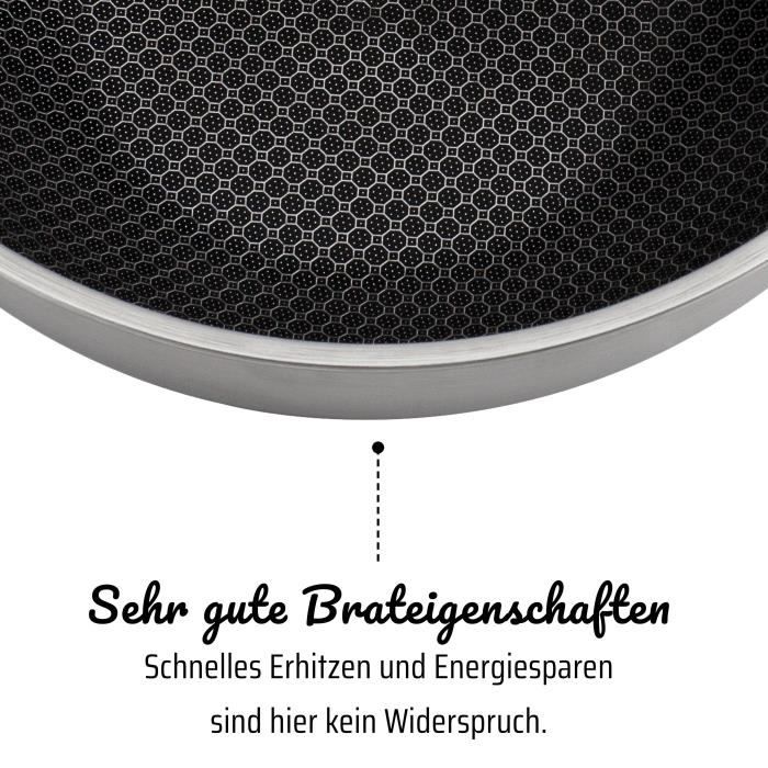 GSW Professional Wok - 32 cm - Solid Stainless Steel - Induction Compatible