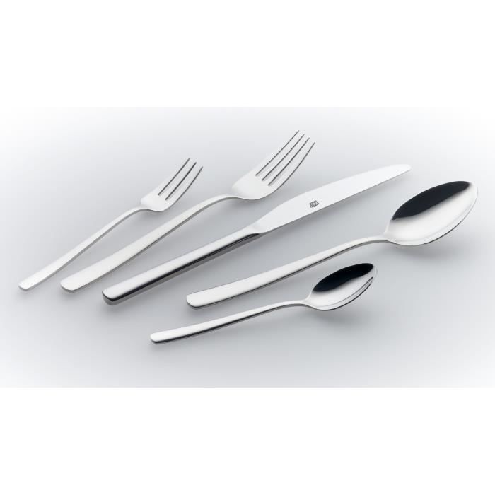 GSW Cutlery Set - 60 Pieces - Solid Stainless Steel - Ergonomic Design 60-Piece