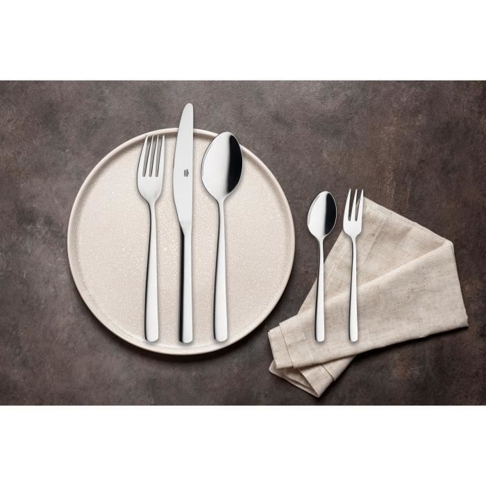 GSW Cutlery Set - 60 Pieces - Solid Stainless Steel - Ergonomic Design 60-Piece