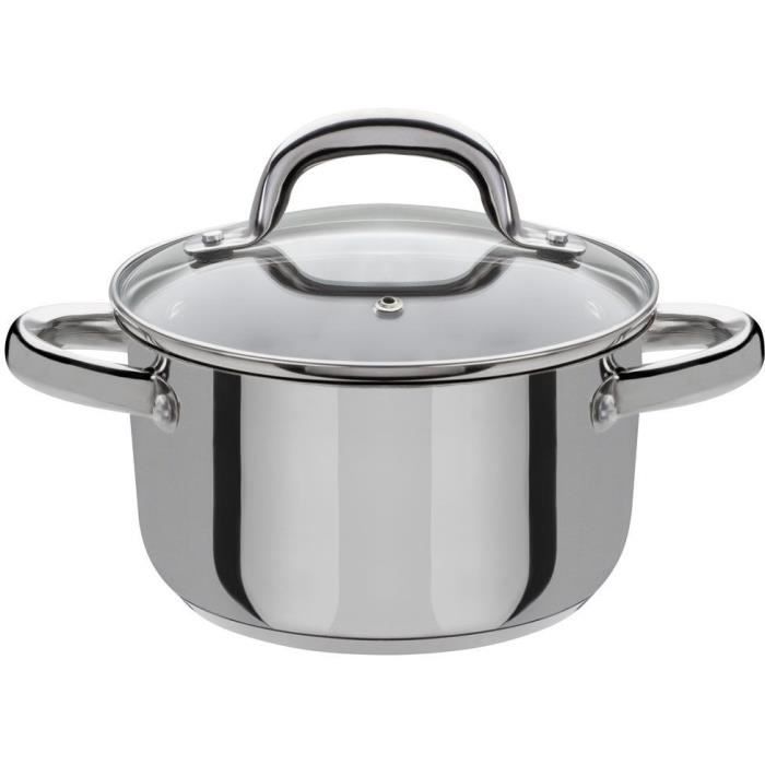GSW MONTREAL Cookware Set - 10 Pieces - Stainless Steel - Induction Compatible 10-piece